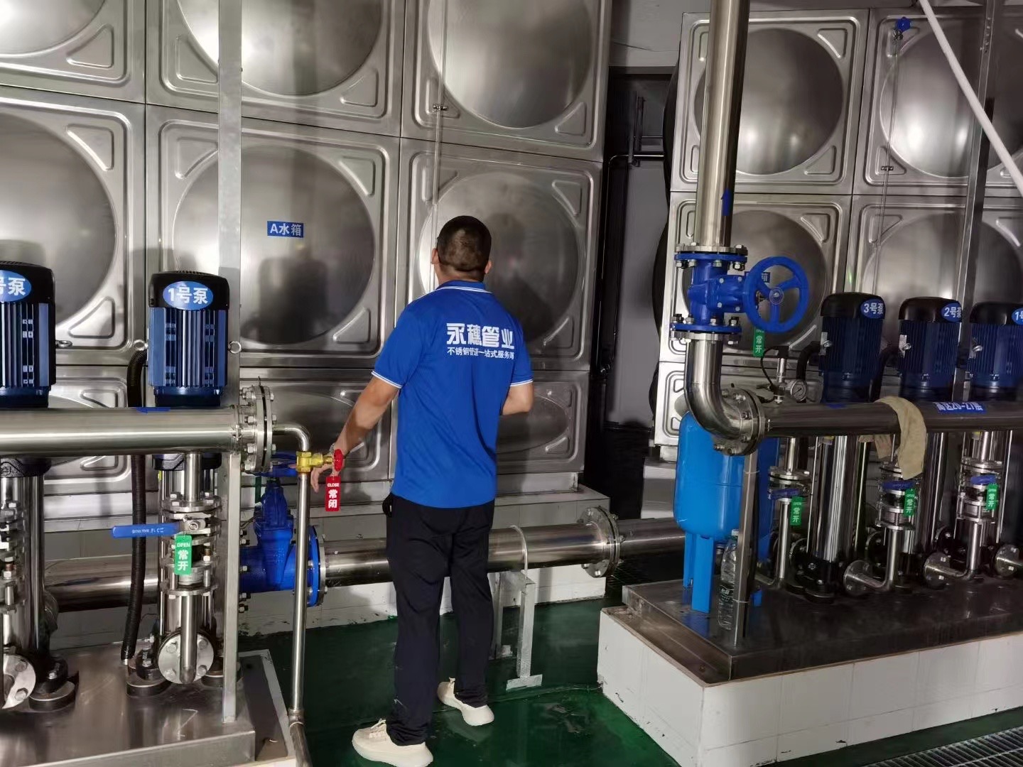 永穗雙卡壓不銹鋼水管、管件工程案例